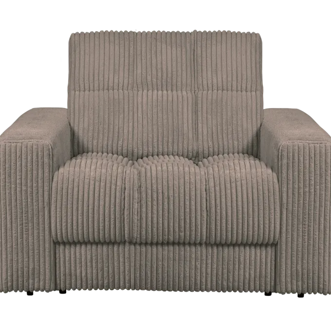 Woood Second date fauteuil grove ribstof mud