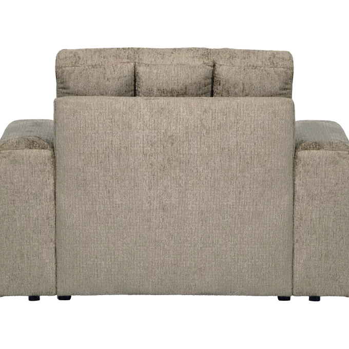 Woood Second date fauteuil structure velvet wheatfield
