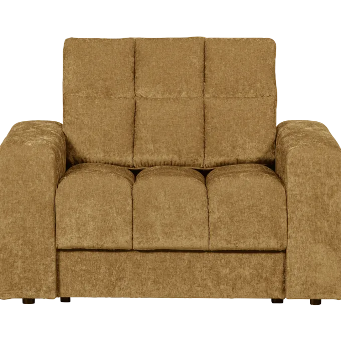 Woood Second date fauteuil vintage goud