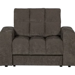Woood Second date fauteuil vintage warm grijs