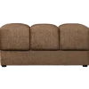 Woood Second date hocker structure velvet brass
