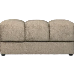 Woood Second date hocker structure velvet wheatfield