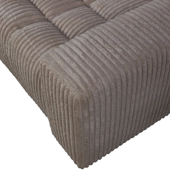 Woood Second date loveseat grove ribstof mud