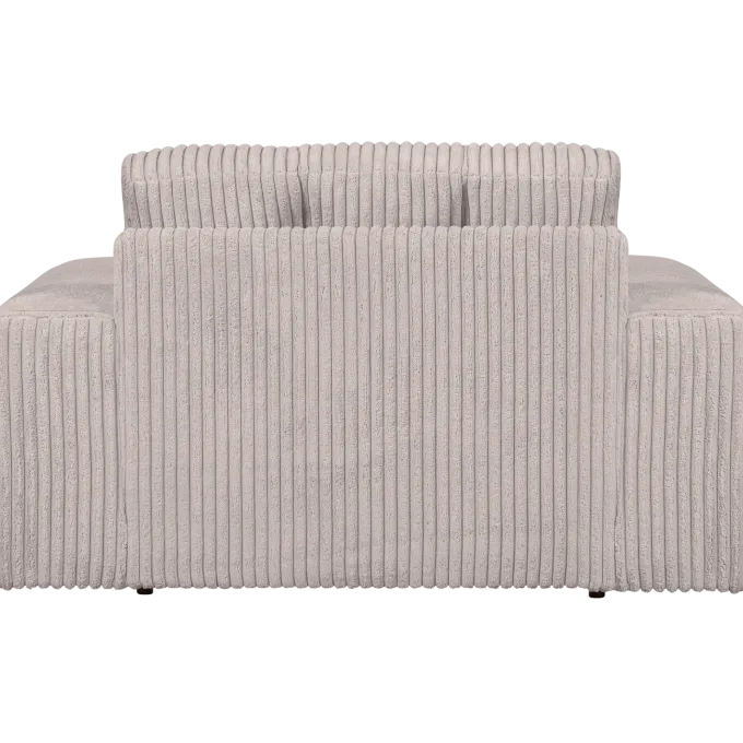 Woood Second date loveseat grove ribstof naturel