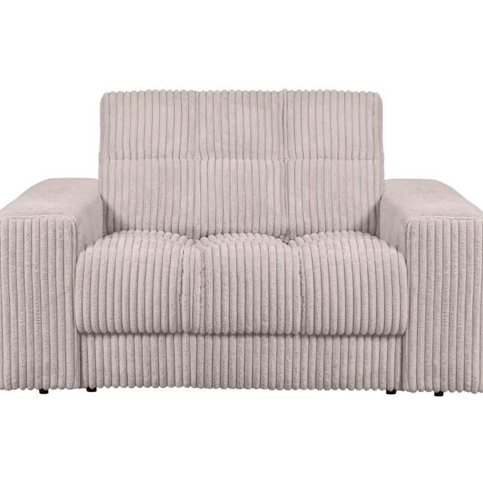 Woood Second date loveseat grove ribstof naturel