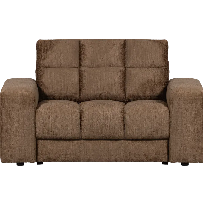 Woood Second date loveseat structure velvet brass