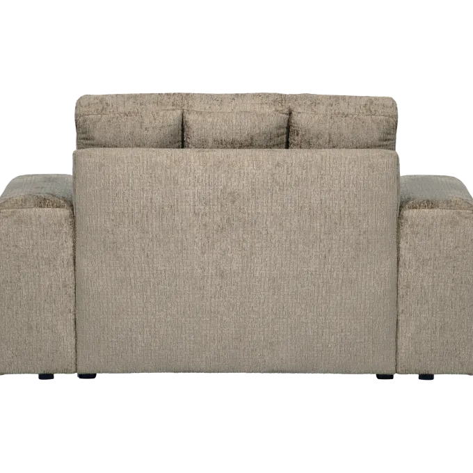 Woood Second date loveseat structure velvet wheatfield