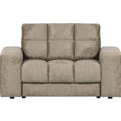 Woood Second date loveseat structure velvet wheatfield
