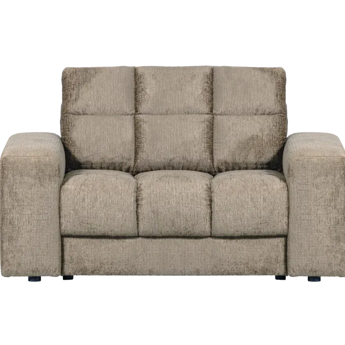 Woood Second date loveseat structure velvet wheatfield