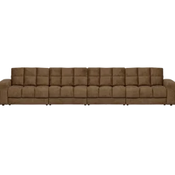Woood Second date 4-zits bank structure velvet brass