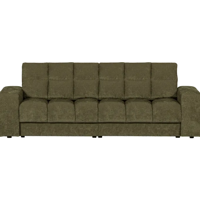 Woood Second date 2-zits bank vintage groen