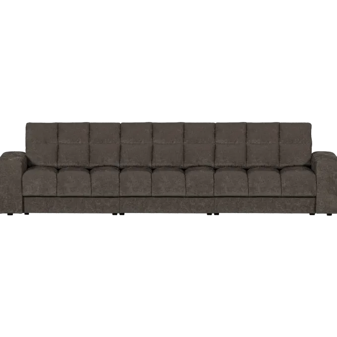Woood Second date 3-zits bank vintage warm grijs