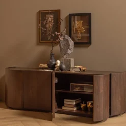 Woood Sense dressoir 4-deurs mango walnoot