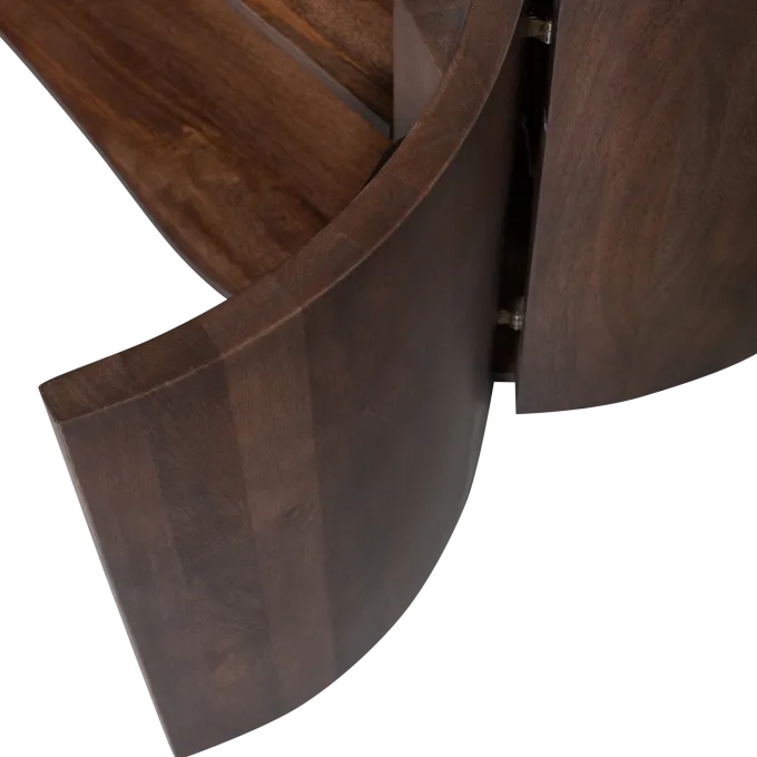Woood Sense dressoir 4-deurs mango walnoot