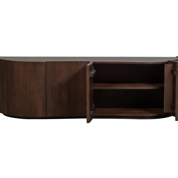 Woood Sense dressoir 4-deurs mango walnoot