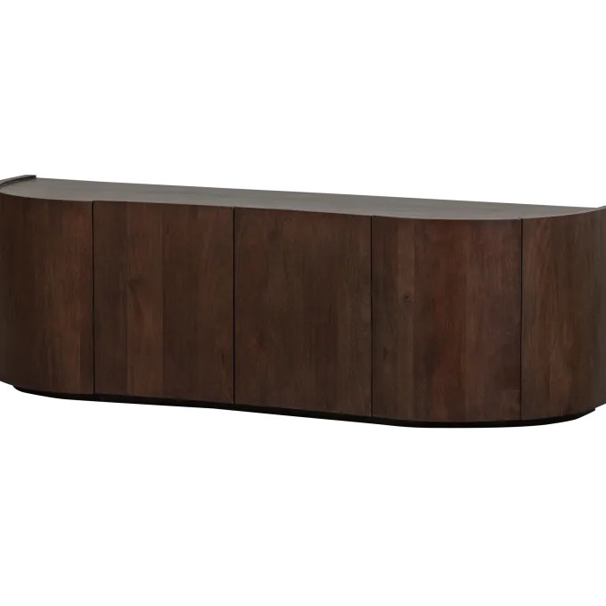 Woood Sense dressoir 4-deurs mango walnoot