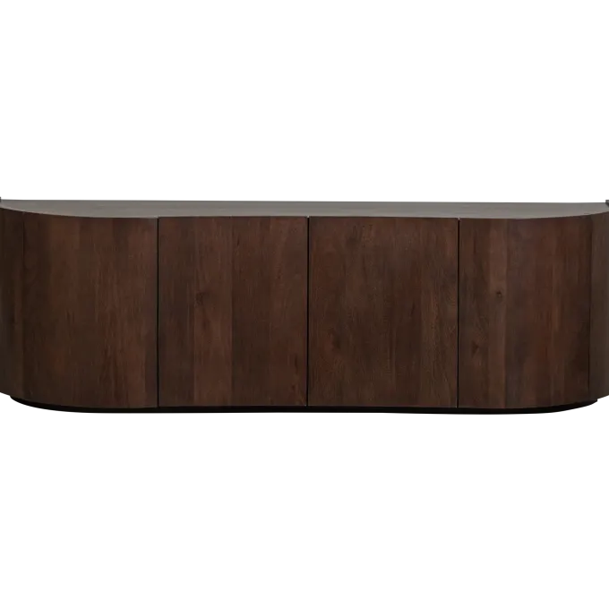 Woood Sense dressoir 4-deurs mango walnoot