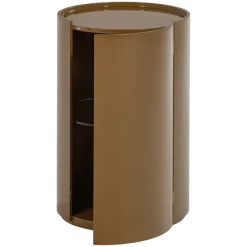 Woood Sera Ronde Kast 72xo45 Cm Hout Hoogglans Honinggeel [fsc]