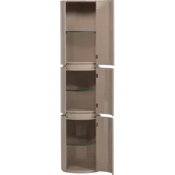 Woood Sera Ronde Kast 188xo45 Cm Hout Hoogglans Zand [fsc]