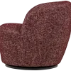 Woood Serra Draaifauteuil Bordeauxrood Melange