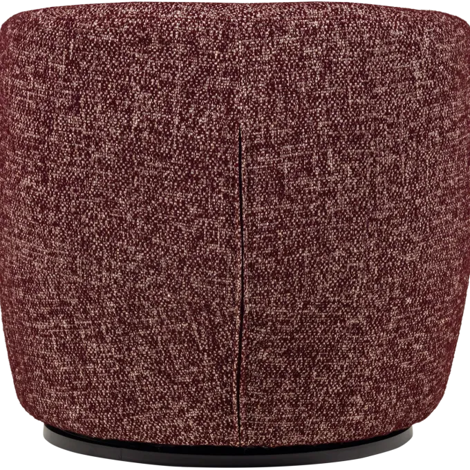 Woood Serra Draaifauteuil Bordeauxrood Melange