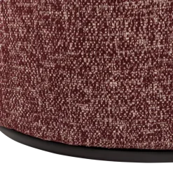 Woood Serra Draaifauteuil Bordeauxrood Melange