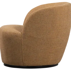 Woood Serra draaifauteuil melange stof curry