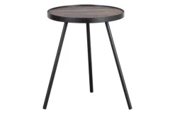 Woood Set van 3 - Lize Bijzettafels Hout/metaal