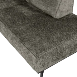 Woood Showroommodel - Statement hoekbank rechts structure velvet frost