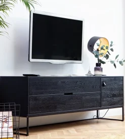 Woood Silas Tv Meubel Essen Blacknight [fsc]