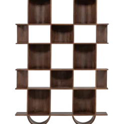 Woood Sinne boekenkast mango hout walnoot 180x130cm