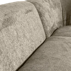 Woood Sloping hoekbank rechts structure velvet wheatfield