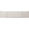 Woood Sloping u-vorm bank pearl melange