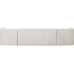 Woood Sloping u-vorm bank pearl melange