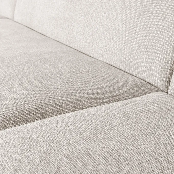 Woood Sloping u-vorm bank pearl melange