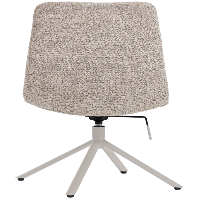 Woood Soren Verstelbare Draaifauteuil Wollig Grijs