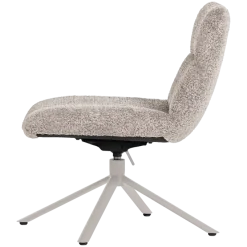 Woood Soren Verstelbare Draaifauteuil Wollig Grijs