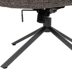 Woood Soren Verstelbare Draaifauteuil Wollig Bruin