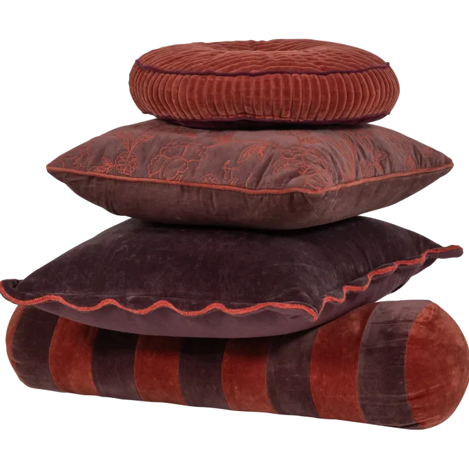 Woood Sova Kussens Roze/Paars - Set Van 4