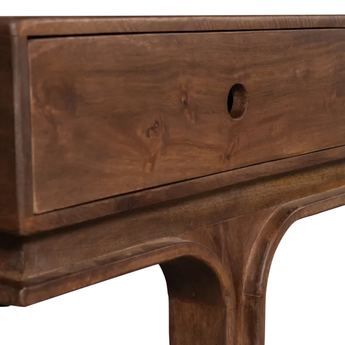 Woood Staes tv-meubel 3 lades mango hout walnoot