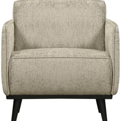 Woood Statement fauteuil met arm structure velvet wheatfield