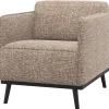 Woood Statement Fauteuil Met Arm Lichtbruin Melange