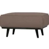 Woood Statement hocker bouclé nougat