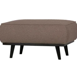Woood Statement hocker bouclé nougat
