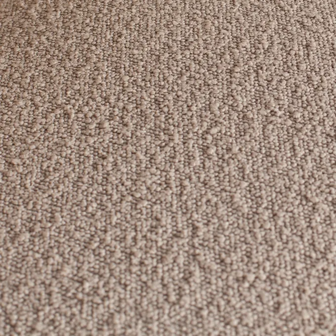 Woood Statement hocker bouclé beige
