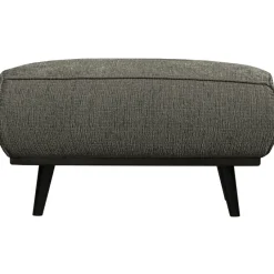 Woood Statement hocker structure velvet frost