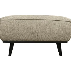 Woood Statement hocker structure velvet wheatfield