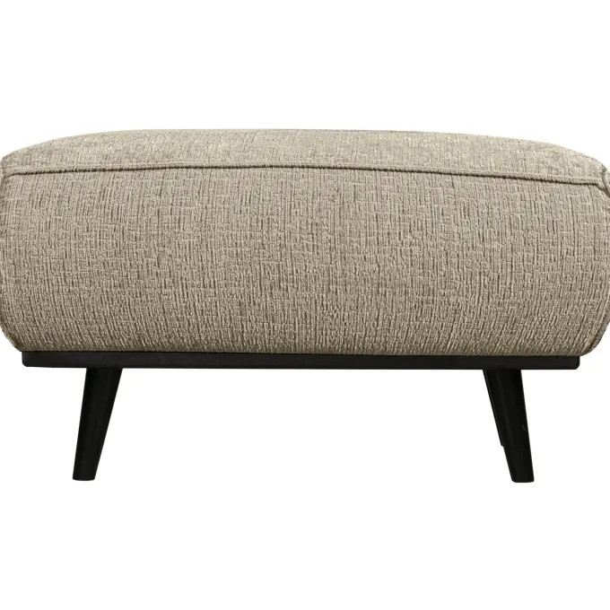 Woood Statement hocker structure velvet wheatfield