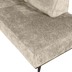Woood Statement hoekbank rechts structure velvet wheatfield