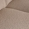 Woood Statement hoekbank rechts bouclé beige